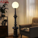 Axyaa Luxury Floor Lamp for Bedroom/Living Room - LED Standing Light