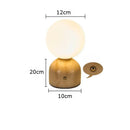 Axyaa Natural Stone LED Desk Lamp | Pastoral Style Modern Home Decor | Bedroom Study Table Light