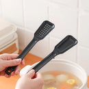 Axyaa Kitchen Barbecue Tongs Spoon Colander Set - Versatile Buffet Essential