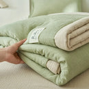 Axyaa Soy Fiber Double-Layer Summer Quilt Set - Breathable & Washable