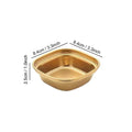 Axyaa Stainless Steel Dipping Sauce Bowls BBQ Vinegar Plates Kitchen Tableware