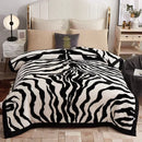 Axyaa Double Sided Warm Raschel Blanket for Winter - High End Soft & Cozy Weighted Comforter