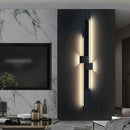 Axyaa Wood Grille LED Wall Lamp for Living Room & Bedroom Décor