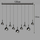 Axyaa Modern Indoor Pendant Chandelier Ceiling Light LED Decorative Dining Room Lamp