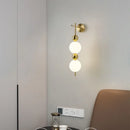 Axya Glass Wall Lamp - Elegant Modern Design for Bedroom or Study