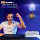 Axyaa Nordic Touch Dimmer Wall Lamp - Rechargeable USB - Indoor Atmosphere for Hotel