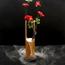 Axya Seafood Pose Bamboo Tube Sushi Sashimi Swing Plate