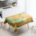 Axyaa Ramadan Mosque Tablecloth - Waterproof & Stain Resistant