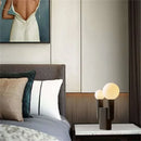 Axyaa Nordic Grey Table Lamp Contemporary Design for Home Bedside