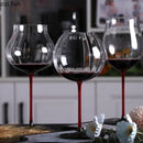 Axyaa High Feet Wine Goblet Set - Elegant Glass Drinkware for Bars & Restaurants