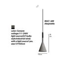 Axyaa Concrete Pendant Lights Modern LED E27 Bar Kitchen Industrial Lamp