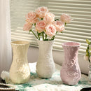 Axyaa Retro Rose Ceramic Vase Highend Home Decor Ornaments