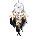 Axyaa Five-ring Tree of Life Dream Catcher with Natural Feathers