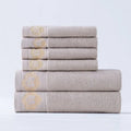 Axyaa Cotton Hotel Bath Towel Set - Skin-Friendly & Soft - Class B Eco-Friendly Fibers