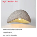 Axyaa Wabi Sabi Living Room Chandelier Pendant Light - Cafe Restaurant Decor Lighting