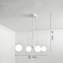 Axyaa Copper Magic Bean Pendant Light: Modern Designer Chandelier for Various Spaces