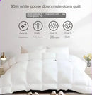 Axyaa White Goose Down Duvet | Silent Winter Quilt | Hotel Quality Warmth