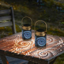 Axyaa Solar Snail Outdoor Hanging Light