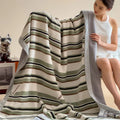 Axyaa Double-Layer Milk Fleece Blanket - Cozy, Warm, and Stylish