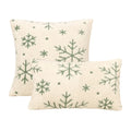 Axyaa Nordic Snowflake Jacquard Throw Pillowcase for Living Room Sofa Decor