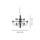 Axyaa Summer Fruit Chandelier Pendant Light - Elegant Living Room Suspension Lamp