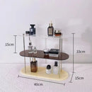 Axyaa Acrylic Water Cups & Perfume Display Rack Shelf - Detachable Home Storage Stand