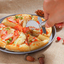 Axyaa Stainless Steel Pizza Cutter Wheel Scissor Bakeware Kitchen Tool