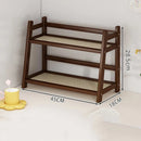 Bamboo Kitchen Spice Caddy Organizer by Axyaa