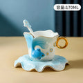 Axyaa Goldfish Ceramic Tea Cup Exquisite Afternoon Camellia Mug
