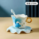 Axyaa Goldfish Ceramic Tea Cup Exquisite Afternoon Camellia Mug