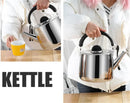 Axya 304 Stainless Steel Sound Kettle Gas Teapot Large Capacity Kitchen Tea Kettle