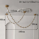 Axyaa Nordic Stair Chandelier Pendant Ceiling Light for Living Room and Dining Room
