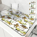 Axyaa Quick Dry Absorbent Mat for Kitchen and Bathroom