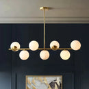 Axyaa Glass Pendant Lights for Kitchen Island Dining Table Chandelier Bar Home Decor