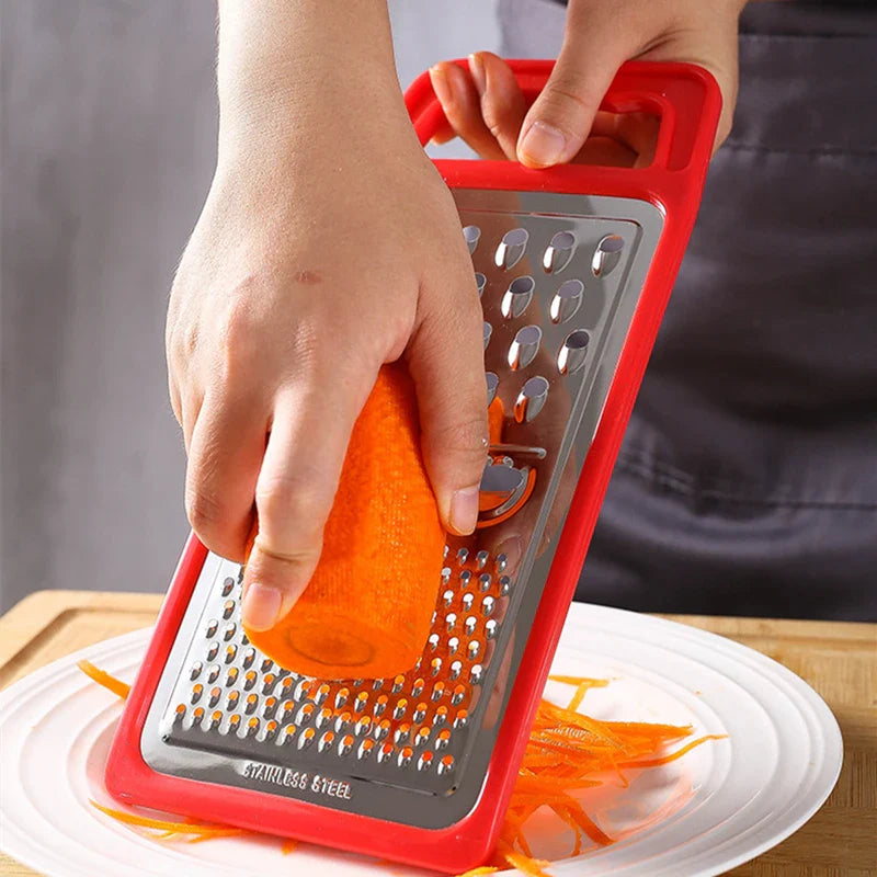 Axyaa Stainless Steel Grater & Vegetable Cutter - Multi-functional Kitchen Accessory