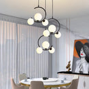Axyaa Glass Spherical Pendant Light for Dining, Bar, and Bedroom