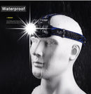 Axya Super Bright Induction LED Headlamp, Rechargeable Headlight, Waterproof Head Lamp