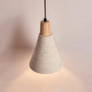Axyaa Bell Cream Chandelier: Japanese Restaurant Style LED Pendent Lamp