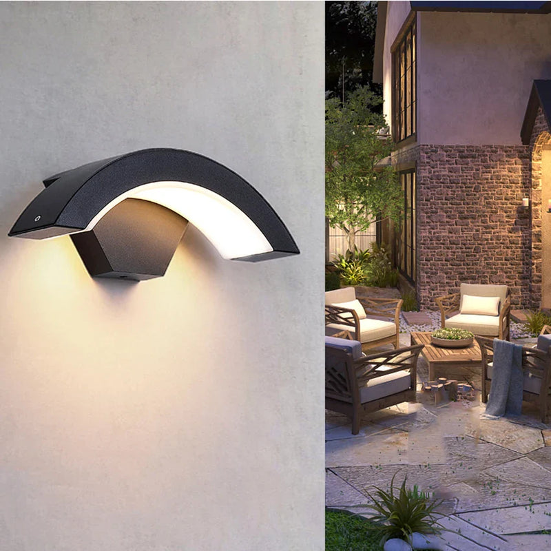 Axyaa 18W LED Wall Light for Indoor Outdoor Courtyard Porch Bedroom