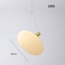 Axyaa Stainless Steel Mirror Ceiling Lamp for Modern Minimalist Living Room