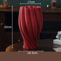Axyaa Ceramic Vase Plant Pot Floral Vases Room Decor Aesthetic Ornaments