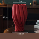 Axyaa Ceramic Vase Plant Pot Floral Vases Room Decor Aesthetic Ornaments