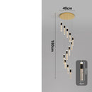 Axyaa Modern LED Chandeliers for Living Room Staircase Pendant Light Indoor Lighting