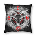 Axyaa Hail Satan Pattern Sofa Cushion Cover Pillowcase Home Decoration Party Car Bedding