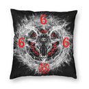 Axyaa Hail Satan Pattern Sofa Cushion Cover Pillowcase Home Decoration Party Car Bedding