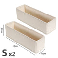 Axyaa Drawer Organizers: Oxford Underwear, Bra, Socks Storage Box for Closet, Jeans.