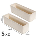 Axyaa Drawer Organizers: Oxford Underwear, Bra, Socks Storage Box for Closet, Jeans.