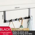 Axyaa Over the Door Bathroom Organizer 7 Hooks Towels Clothes Hanger Rack