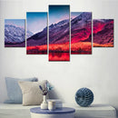 Axyaa Sierra Nevada Mountains Landscape Canvas Wall Art Home Decor
