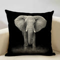 Axyaa Elephant Pattern Decorative Cushion Cover 45x45cm